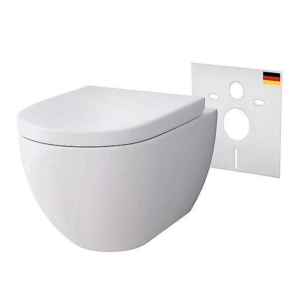 Alpenberger Tiefspül-WC Dusch WC mit WC günstig online kaufen