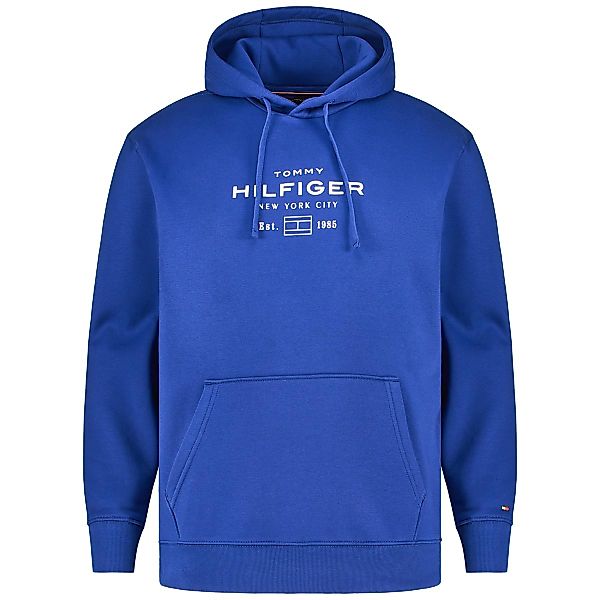 Tommy Hilfiger Hoodie aus Baumwollmischung Farbe royalblau Größe: 3XL günstig online kaufen