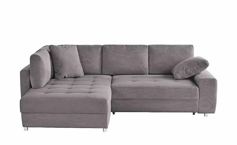 bobb Ecksofa  Arissa de Luxe ¦ grau ¦ Maße (cm): B: 265 H: 84 T: 215.0 Pols günstig online kaufen