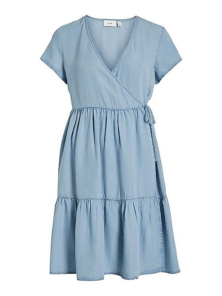 Vila Shirtkleid (lang) VIGIVANI S/S WRAP DRESS günstig online kaufen