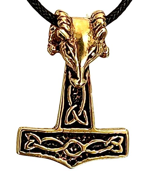 Kiss of Leather Kettenanhänger Thorshammer Bronze günstig online kaufen