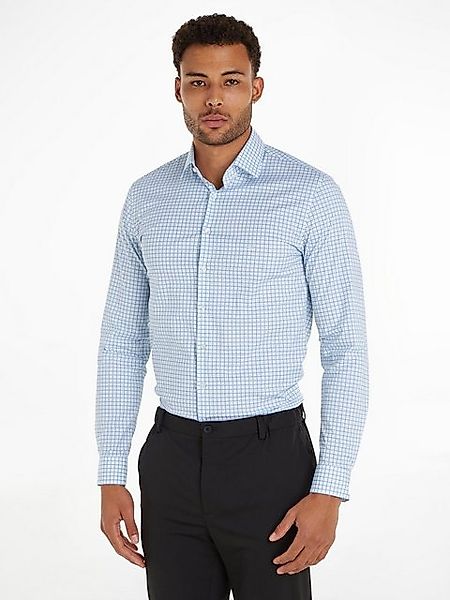 Calvin Klein Langarmhemd POPLIN CHECK PRINT günstig online kaufen