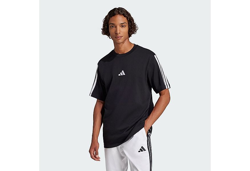 adidas Sportswear T-Shirt ESSENTIALS 3-STREIFEN SINGLE JERSEY T-SHIRT (1-tl günstig online kaufen