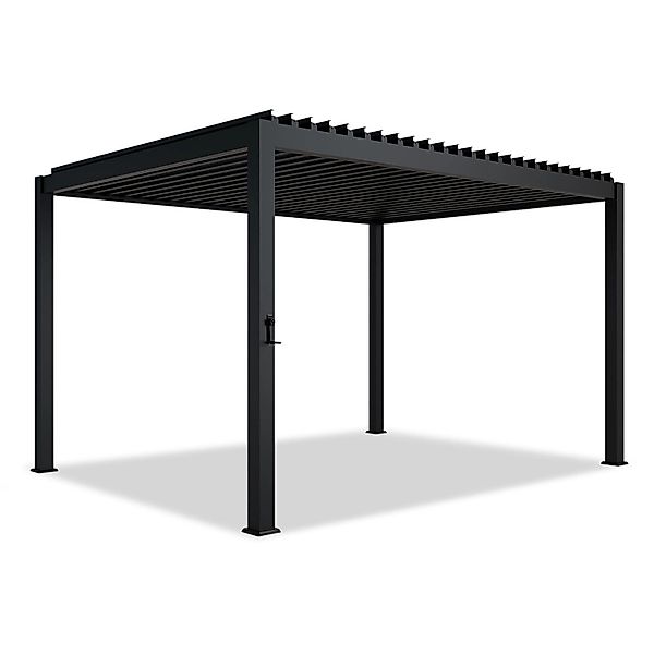 Juskys Pergola Lamellendach Tahiti 3 x 4 m Anthrazit günstig online kaufen