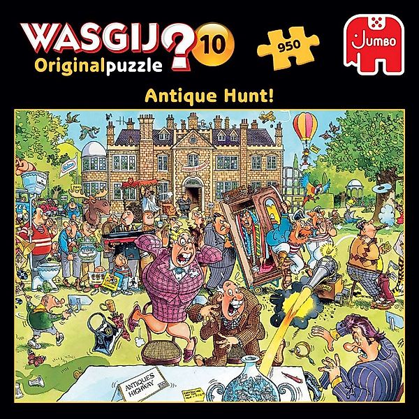 Jumbo Spiele Puzzle Wasgij Original 10 Antiquitätenjagd! 950 Teile Puzzle, günstig online kaufen