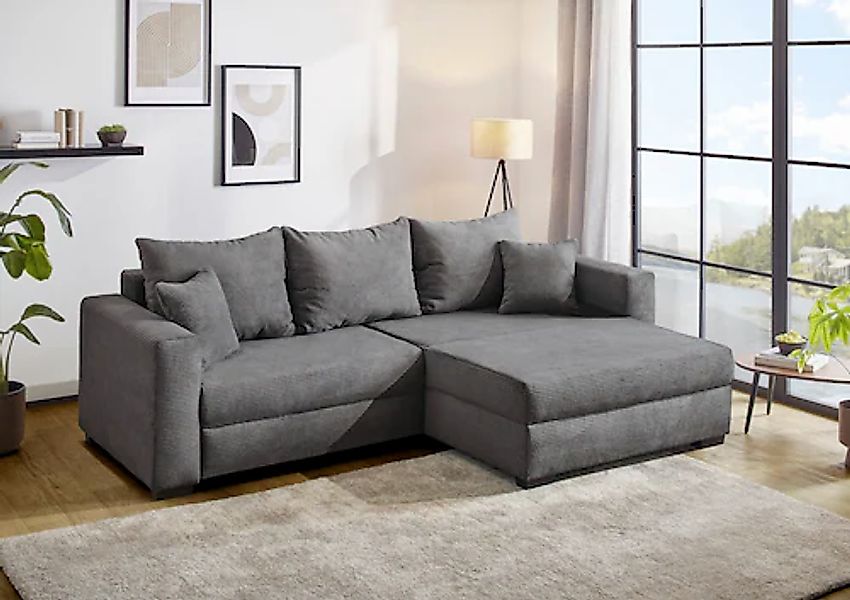 Jockenhöfer Gruppe Ecksofa »Elmau XL L-Form, B: 261cm« mit Bettfunktion, Be günstig online kaufen