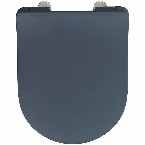 Wenko Premium WC-Sitz Sedilo Duroplast mit Absenkautomatik Grau Matt günstig online kaufen