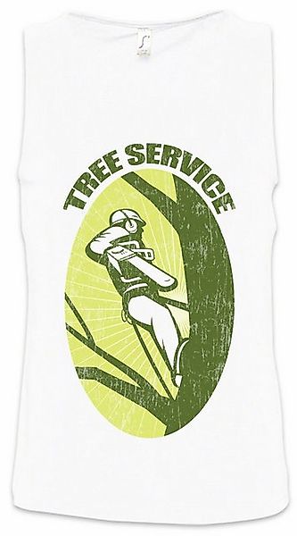 Urban Backwoods Tanktop Tree Service II Ärmelloses T-Shirt Holzfäller Axt W günstig online kaufen