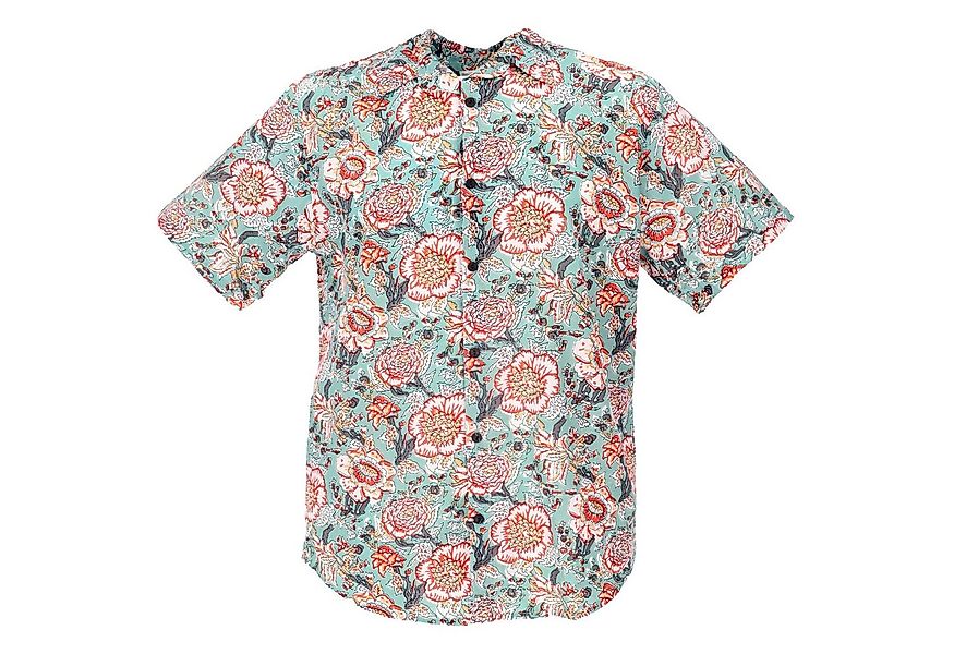 Guru-Shop Hemd & Shirt Bedrucktes Hemd, Kurzarm Freizeithemd,.. Ethno Style günstig online kaufen