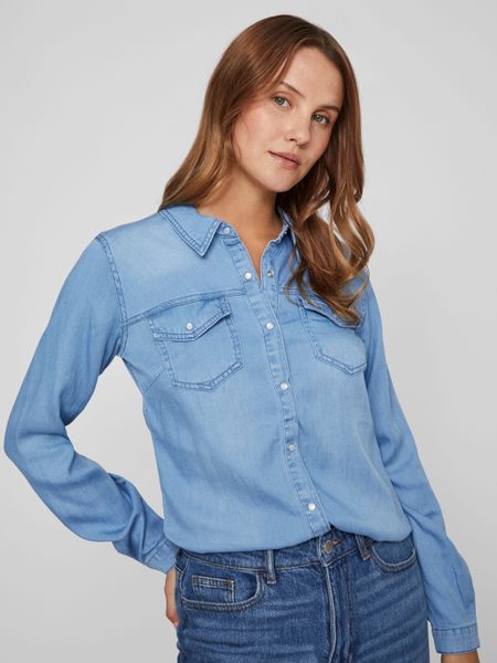 Vila Jeansbluse VIBISTA DENIM SHIRT/SU-NOOS günstig online kaufen