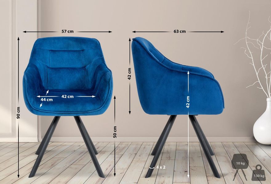 CLP Esszimmerstuhl Russel, Samt oder Antik günstig online kaufen