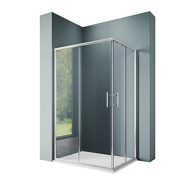 SONNI Eckdusche Duschkabine Eckeinstieg Schiebetüren ESG günstig online kaufen