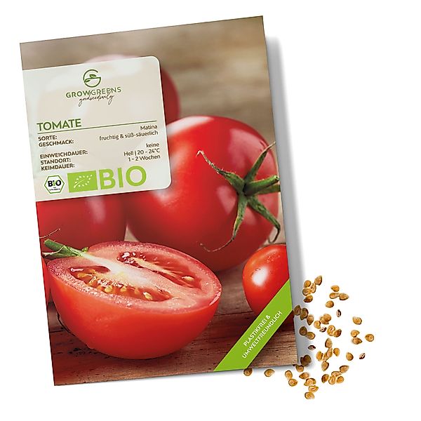 Growgreens Gemüsesamen BIO Tomatensamen (Matina) - günstig online kaufen
