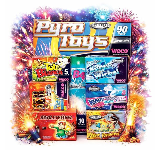 FlameXBurn Geburtstagskerze Party für Jugendefeuerwerk Silvester 2026 (Set, günstig online kaufen