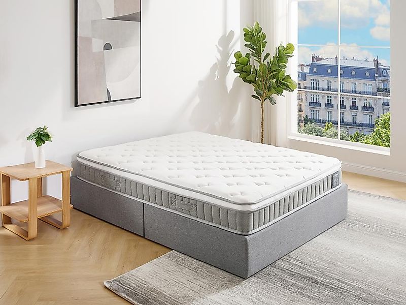 Matratze 160 x 200 cm Taschenfederkern und Memory-Schaum Höhe 21cm - VITOGO günstig online kaufen