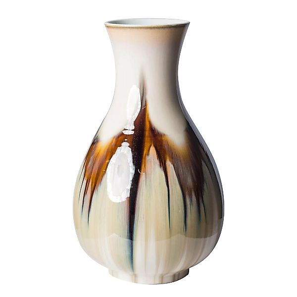 pols potten - Crazy Perry Vase S - beige/glasiert/H x Ø 42,5x25cm günstig online kaufen