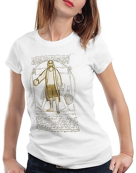 style3 T-Shirt Vitruvianischer Dude the big lebowski bowling bowler big Jef günstig online kaufen