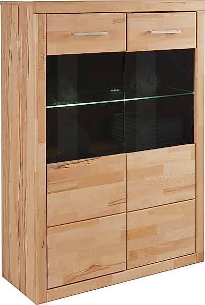 Home affaire Vitrine Ribe, 125 cm günstig online kaufen