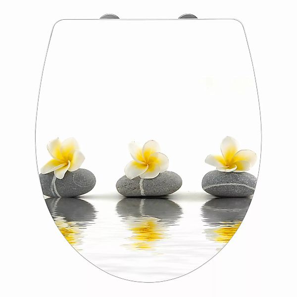 home24 WC-Sitz Stones with Flower günstig online kaufen