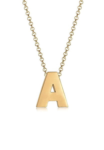 Elli Kette mit Anhänger Buchstabe A günstig online kaufen