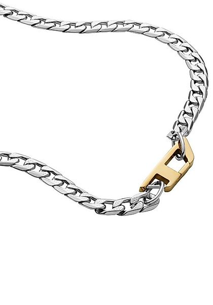 Diesel Kette mit Anhänger Schmuck Edelstahl Halsschmuck Panzerkette STEEL günstig online kaufen