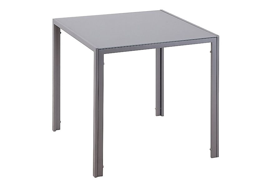HOMCOM Esstisch Esszimmertisch für 4 Personen (Glastisch, 1-St., Küchentisc günstig online kaufen
