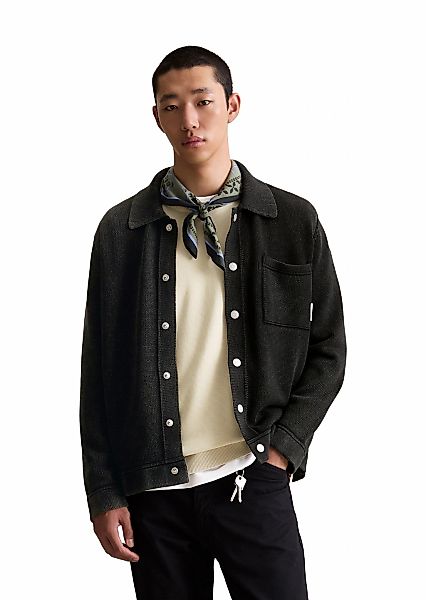 Marc O'Polo DENIM Strickjacke Polokragen, relaxed fit, Druckknöpfe günstig online kaufen