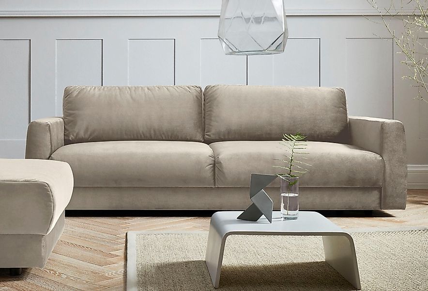 Home affaire 2,5-Sitzer "Hobro" in 3 Bezugsqualitäten in vielen Farben, Des günstig online kaufen