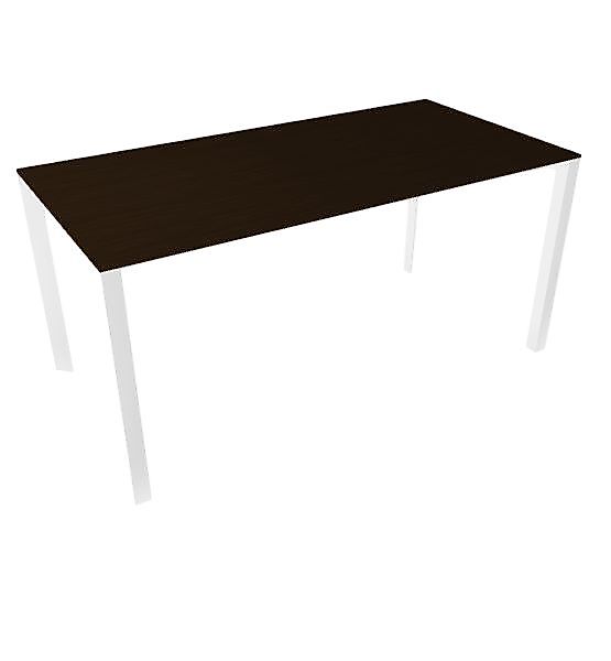 Profilo Konferenztisch 80x160 cm Laminierte Platte Wenge günstig online kaufen