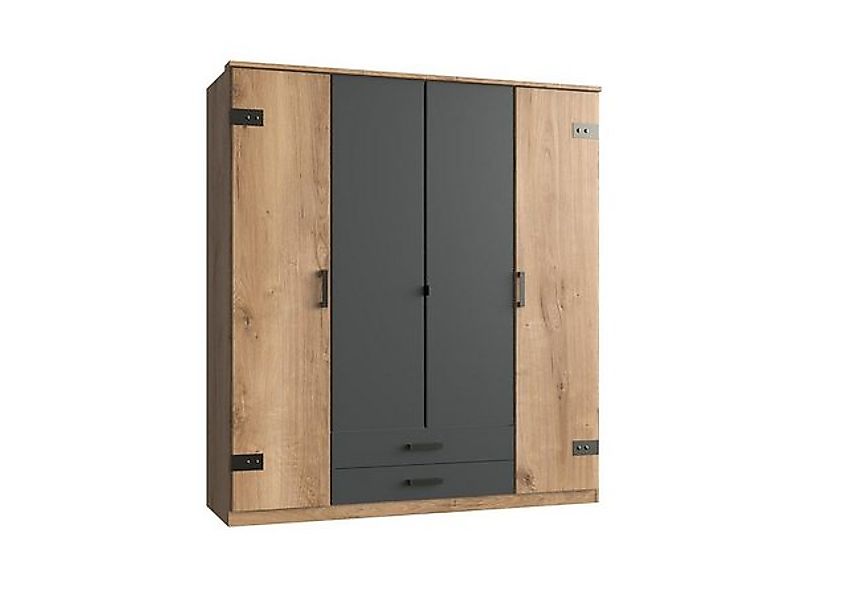 Wimex Kleiderschrank "Cork, mit oder ohne Spiegel, rustikaler Look im Indus günstig online kaufen