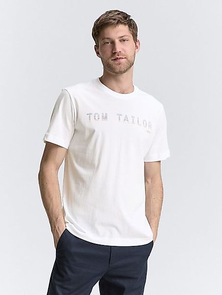 TOM TAILOR T-Shirt T-Shirt mit Logo-Print günstig online kaufen