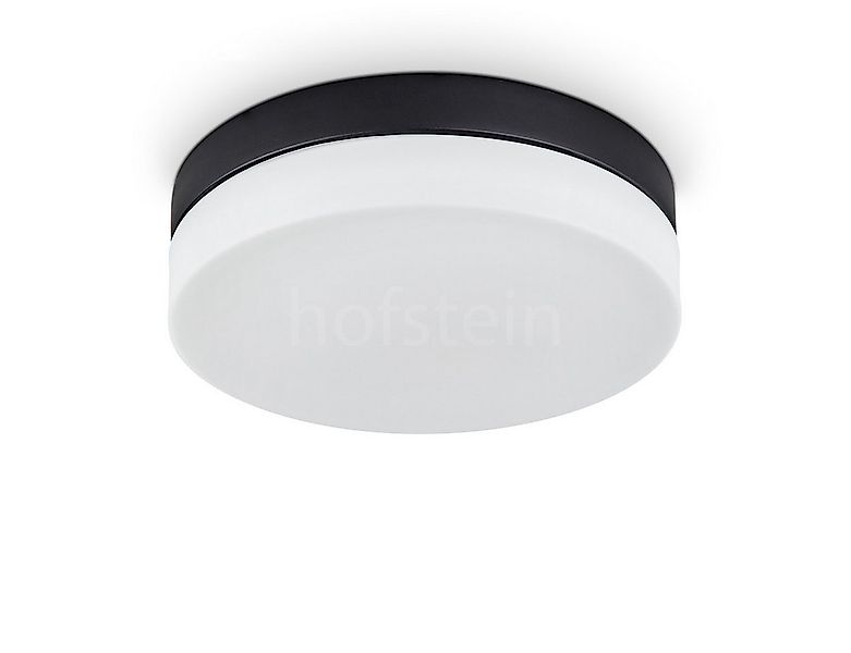 hofstein Deckenleuchte »Sospirold« aus Aluminium/Glas in Schwarz/Weiß, ohne günstig online kaufen