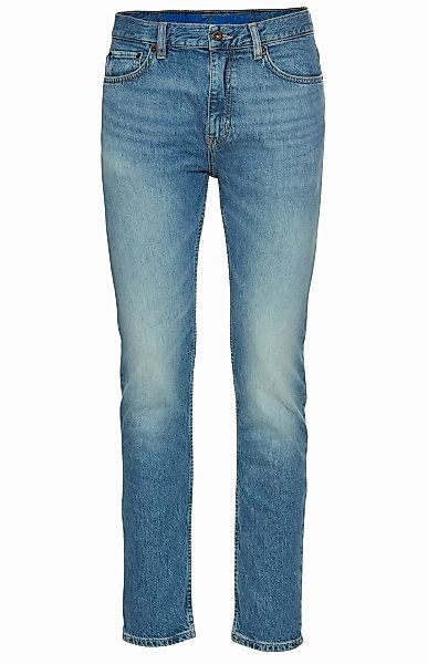 HUGO Blue Slim-fit-Jeans Ash mit Stone-washed-Finish günstig online kaufen