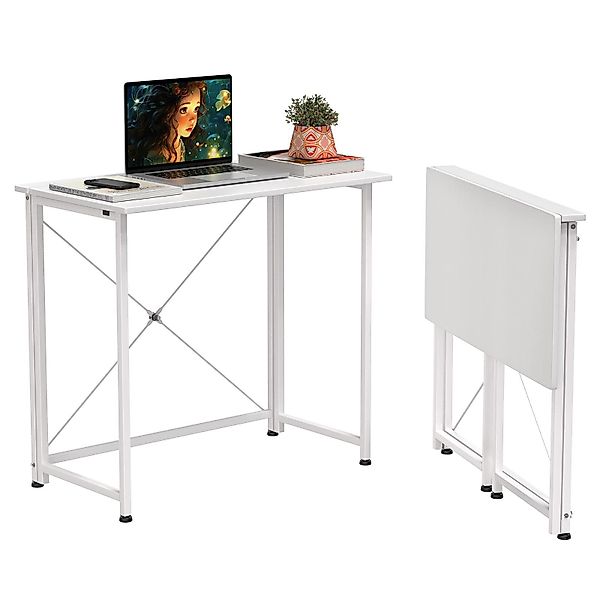 JEOBEST Computertisch Faltbar Tisch, Faltbarer Kleiner günstig online kaufen