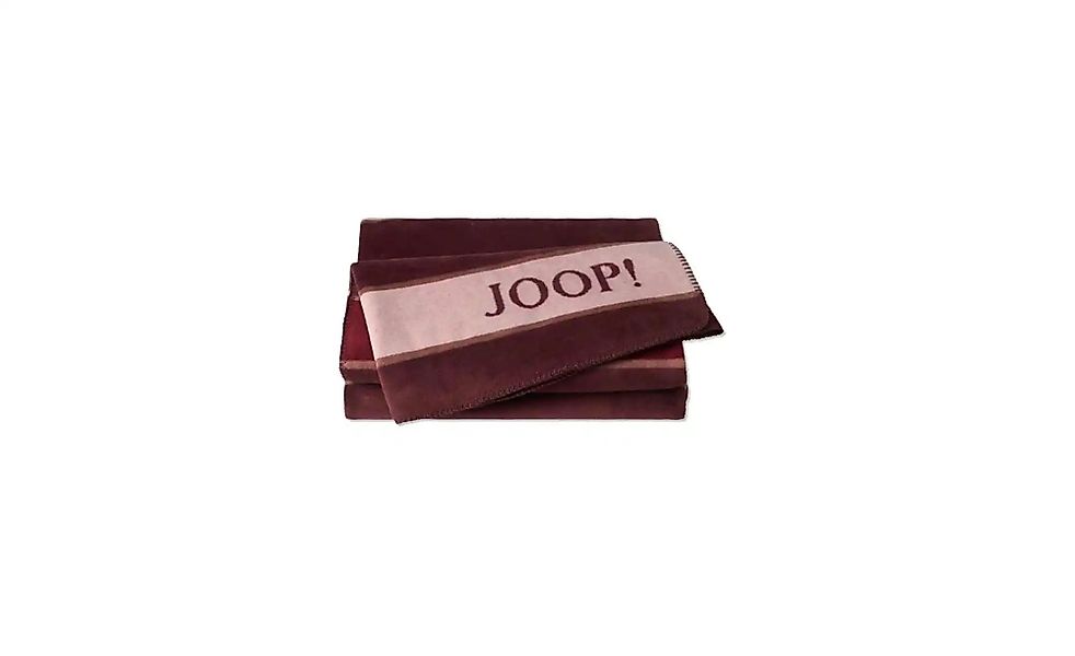 JOOP! Wohndecke   ¦ rot ¦ 100% Baumwolle ¦ Maße (cm): B: 150 H: 1 Dekokisse günstig online kaufen