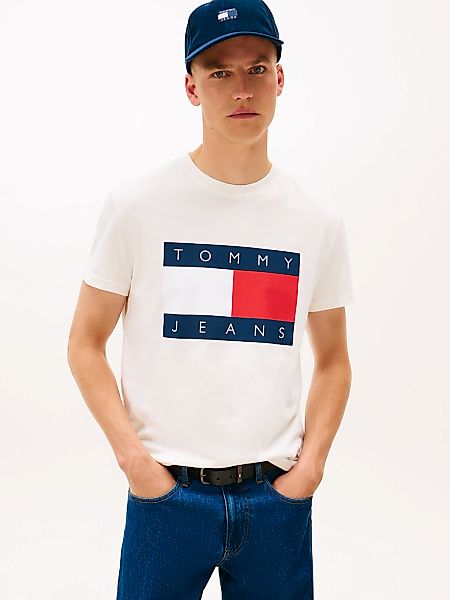 Tommy Jeans T-Shirt Rundhalsausschnitt, Regular Fit, Logo-Druck günstig online kaufen