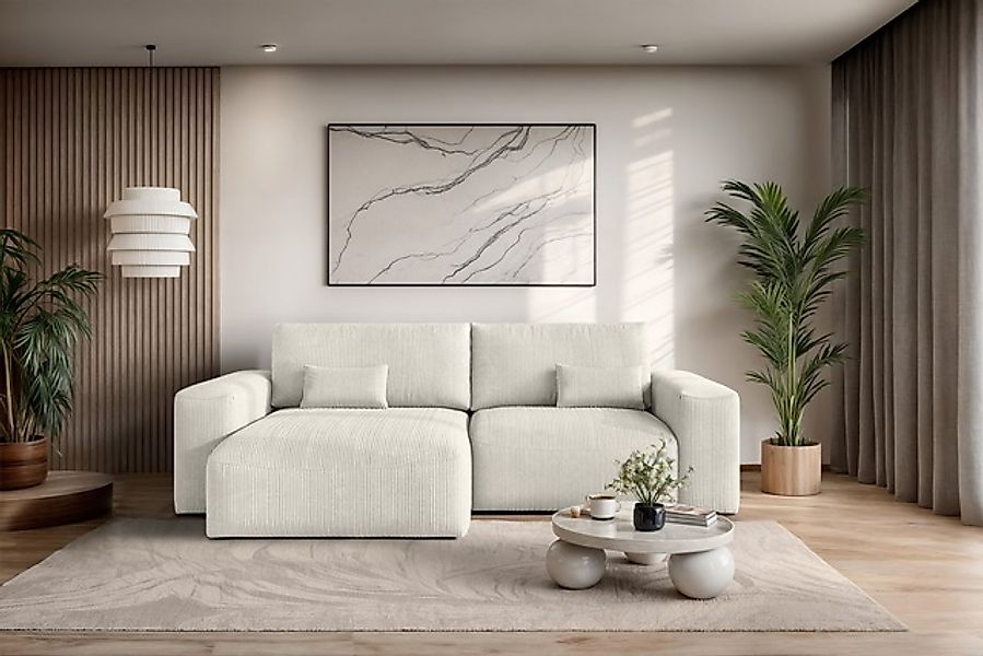 OTTO home Ecksofa »MATTS Schlafsofa mit Bettkasten, Maße B/T/H: 265/159/89 günstig online kaufen