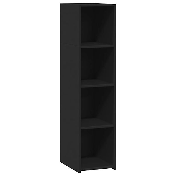 vidaXL Highboard Schwarz 30x41x124 cm Holzwerkstoff 846377 günstig online kaufen