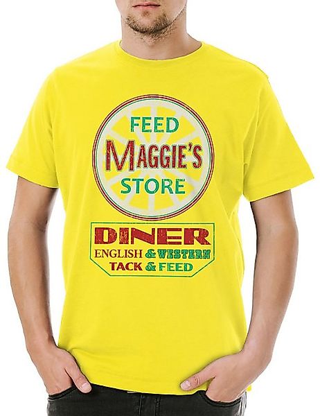 Urban Backwoods Print-Shirt Maggie's Diner Herren T-Shirt Logo Symbol Heart günstig online kaufen