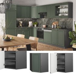 Vicco Eckhängeschrank Fame-Line, Grün-Gold Landhaus/Anthrazit, 57 günstig online kaufen