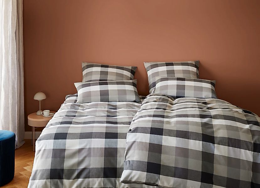 Elegante Bettwäsche "Hamilton" 2 Stk. tlg. angenehmes Hautgefühl günstig online kaufen