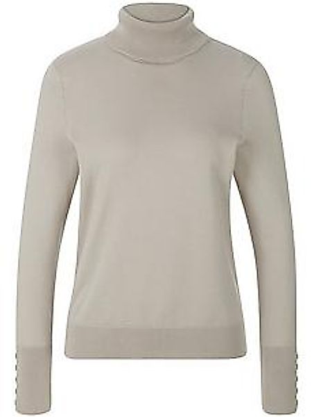 Rollkragen-Pullover aus 100% SUPIMA®-Baumwolle Peter Hahn grau günstig online kaufen
