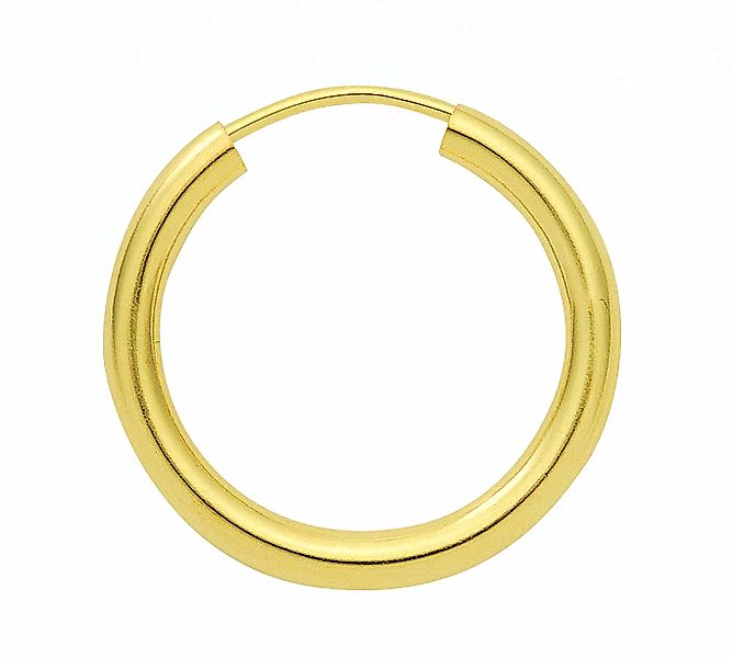 Adelia´s Paar Ohrhänger "Damen Goldschmuck 1 Paar 585 Gold Ohrringe / Creol günstig online kaufen