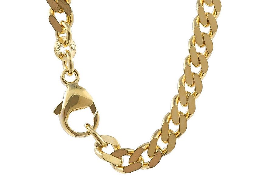 HOPLO Goldkette Goldkette Panzerkette Halskette Breite 4,5 mm massiv 333 -8 günstig online kaufen