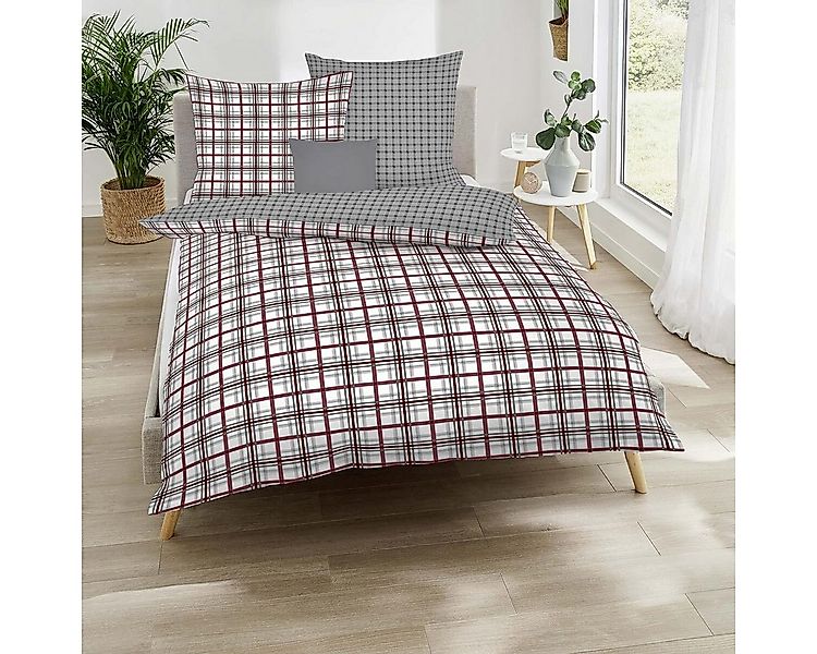 TRAUMSCHLAF Bettwäsche Plaid, Biber, 2 teilig, wunderbar kuschelige Biber B günstig online kaufen