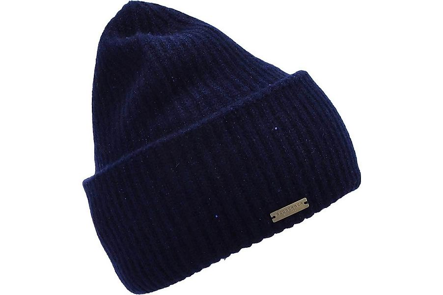 Seeberger Strickmütze Cashmere Mütze mit Aufschlag und zarten Pailletten 19 günstig online kaufen