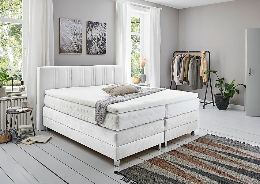 Westfalia Schlafkomfort Boxspringbett wahlweise mit Bettkasten und Topper günstig online kaufen