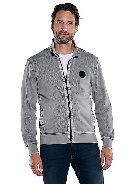 Engbers Sweatjacke engbers Herren Sweatjacke mit Zipper, Silbergrau günstig online kaufen