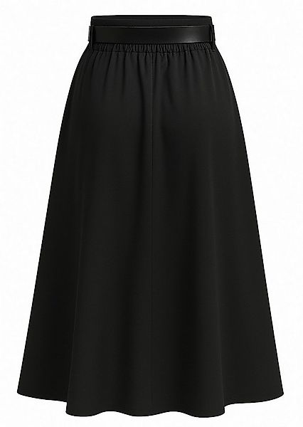 Mississhop A-Linien-Rock A-Linien-Rock Eleganter Faltenrock mit Gürtel – mi günstig online kaufen