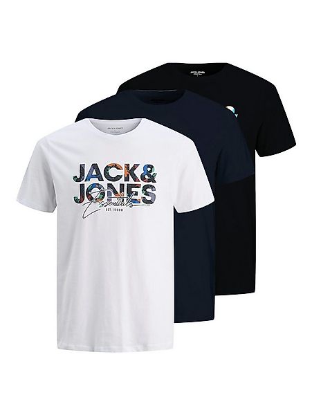 Jack & Jones Kurzarmshirt JJGEPLAS TEE SS CREW NECK 3PK MP günstig online kaufen
